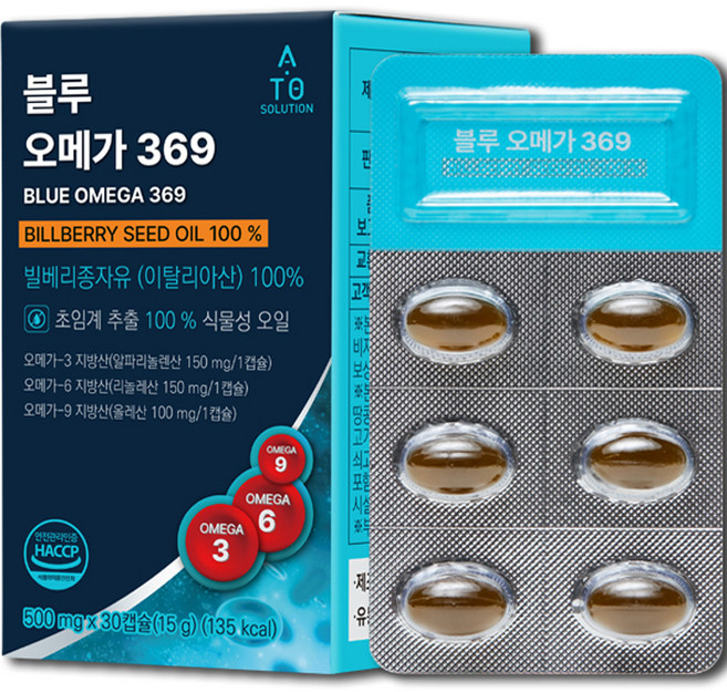에이토솔루션 블루 오메가 369, 1개, 15g