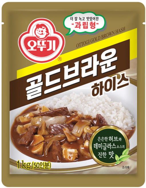 오뚜기 골드브라운 하이스, 1kg, 1개