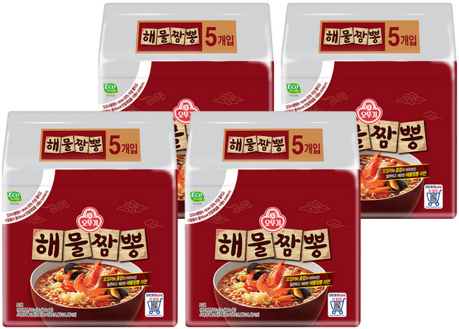 오뚜기 해물짬뽕 120g, 20개