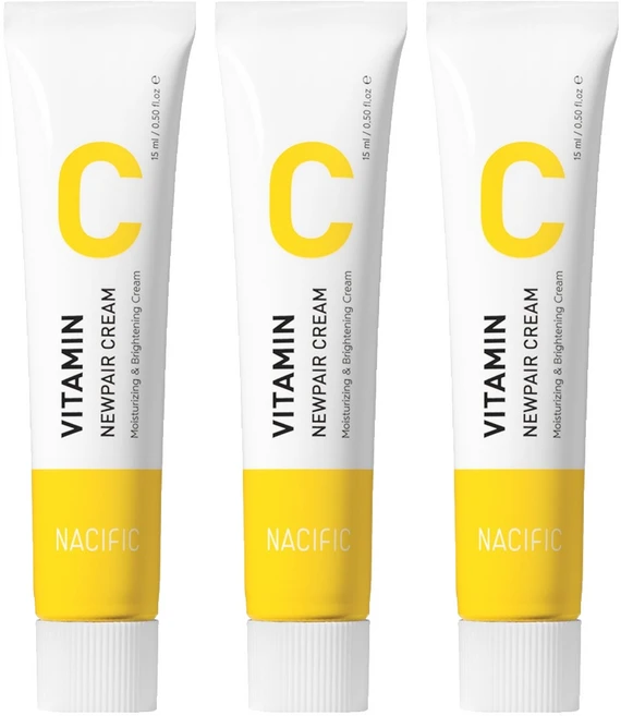 네시픽 비타민C 뉴페어 크림, 15ml, 3개 - 쿠팡