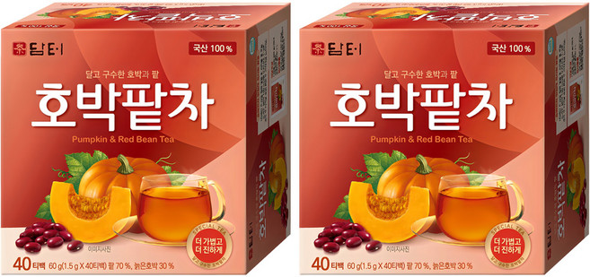 담터 호박팥차, 1.5g, 40개입, 2개