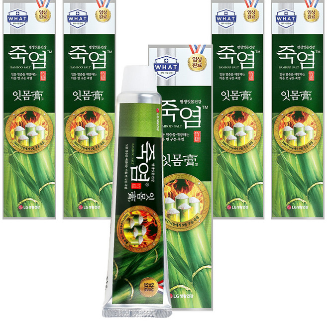 죽염 잇몸고 치약, 140g, 5개