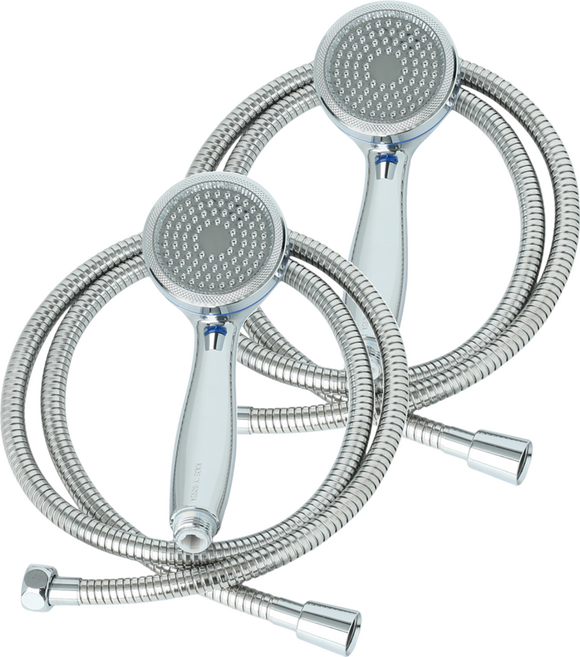 제일바스 잔수제거 샤워헤드 줄세트 2.5m, 2개