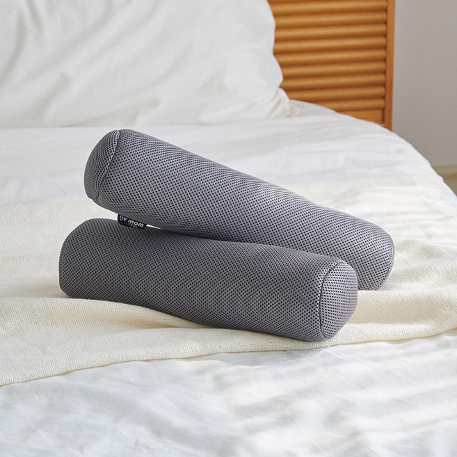 리브맘 안녕거북이 경추베개, 매쉬그레이, 2개