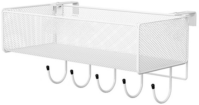 스타리움 창틀 파티션 침대 정리 선반 고리형, 화이트, 1개