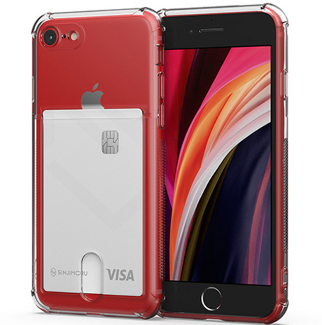 신지모루 범퍼 강화 4DX 에어팁 카드 수납 휴대폰 케이스