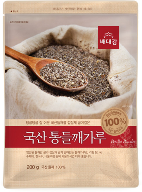 Baedaegam 韓國產紫蘇粉, 200g, 1包