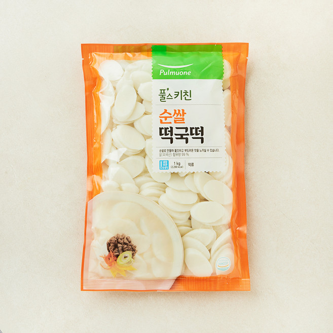 풀무원 풀스키친 순쌀 떡국떡, 1kg, 1개