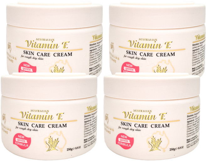 G and M AUSTRALIAN CREAMS 維他命E肌膚修復綿羊霜 滋潤保濕 舒緩乾燥, 4罐