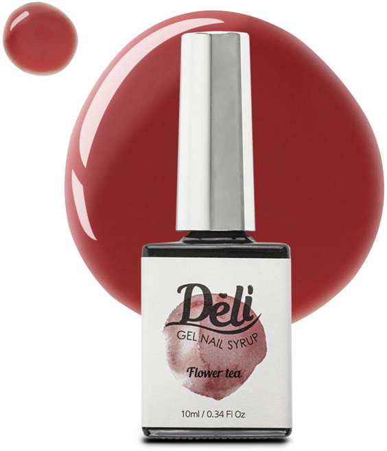 델리뷰티 시럽컬러 젤네일, SY17 번트로즈, 10ml, 1개