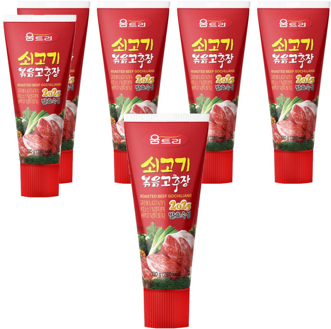 움트리 쇠고기 볶음고추장, 120g, 6개