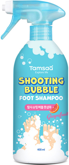 탐사 슈팅버블 풋샴푸 자몽모히또향 400ml, 1개입, 1개