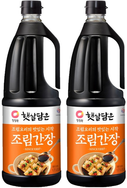 햇살담은 조림간장, 1.7L, 2개