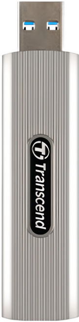 Transcend 創見 ESD320A Type A高速固態行動碟 TS512GESD320A, 淡灰色, 1TB