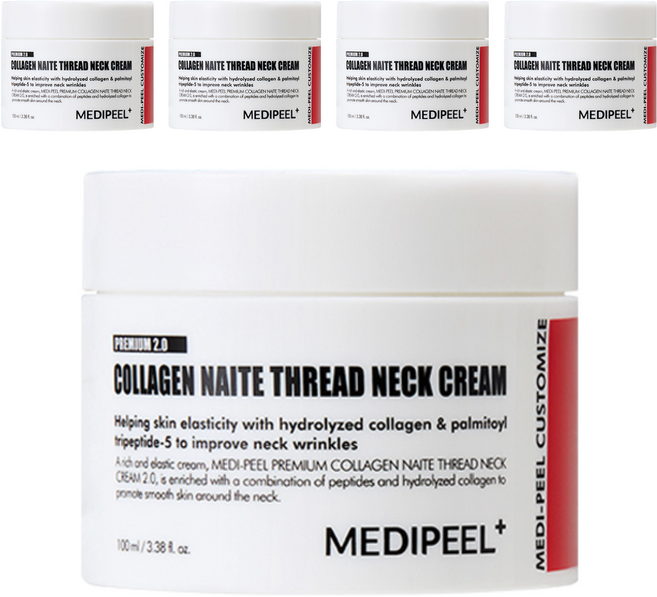 메디필 프리미엄 콜라겐 나이테 실 넥크림 2.0, 100ml, 5개