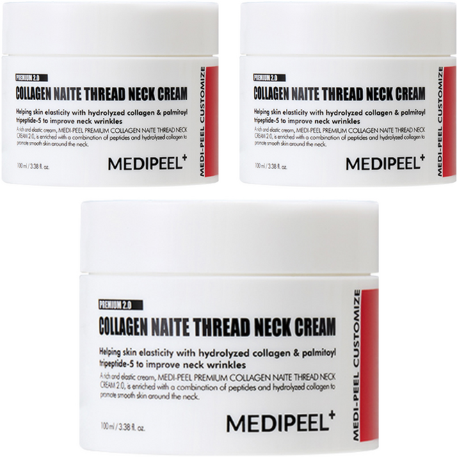 메디필 프리미엄 콜라겐 나이테 실 넥크림 2.0, 100ml, 3개