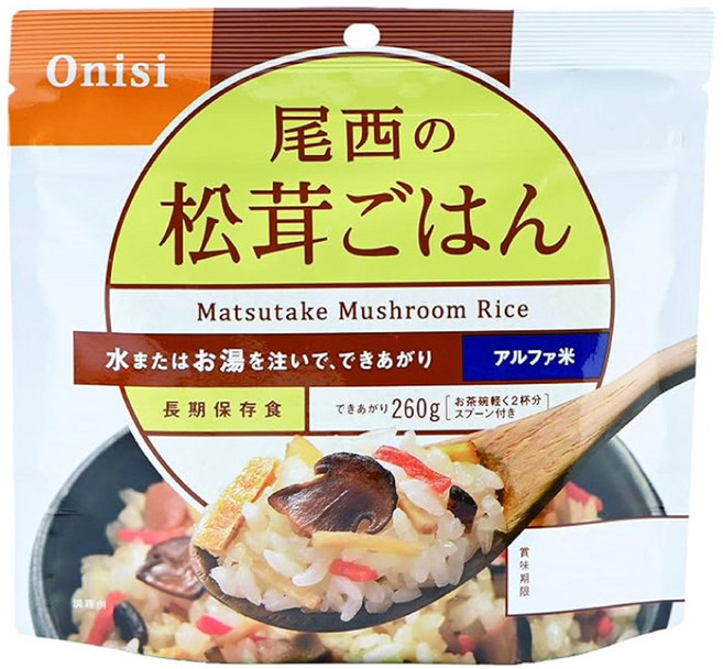 Onisi 尾西 沖泡即食飯 松茸風味