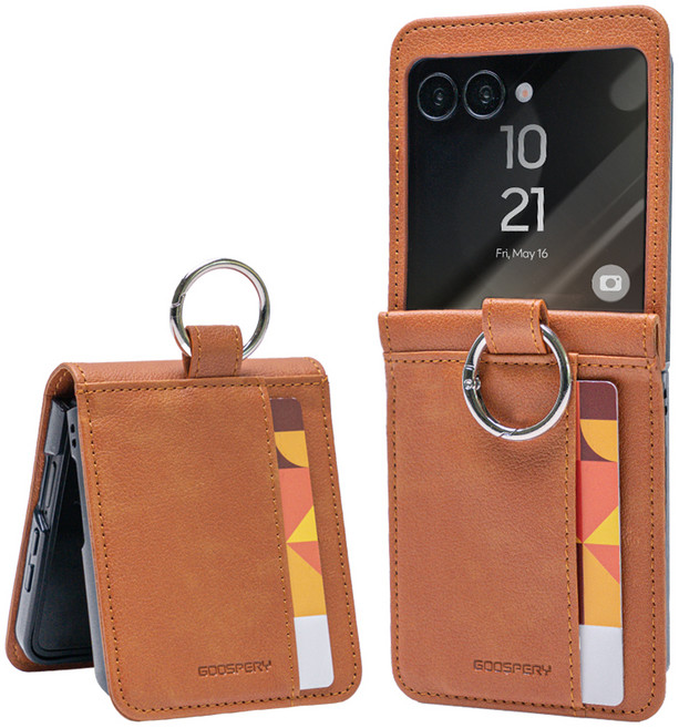 구스페리 데일리 다이어리 가죽 휴대폰 케이스