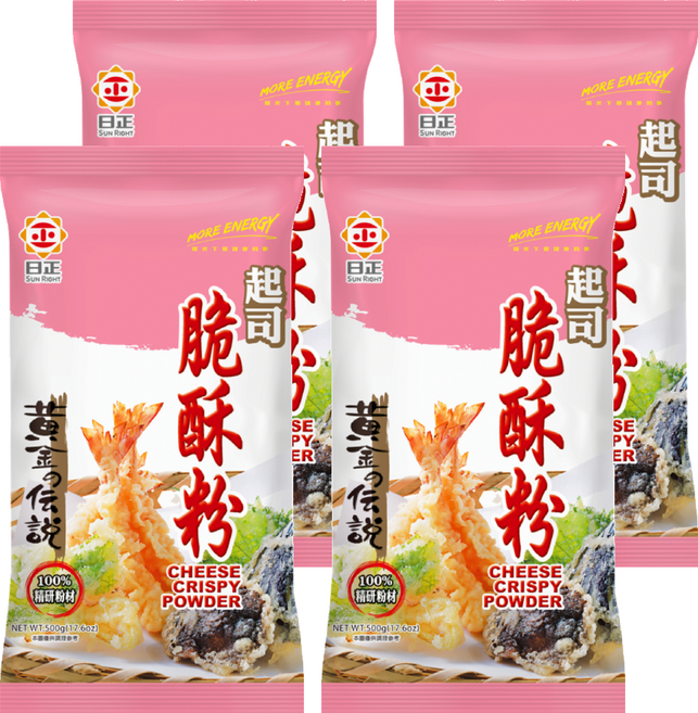 日正食品 起司脆酥粉, 500g, 4包