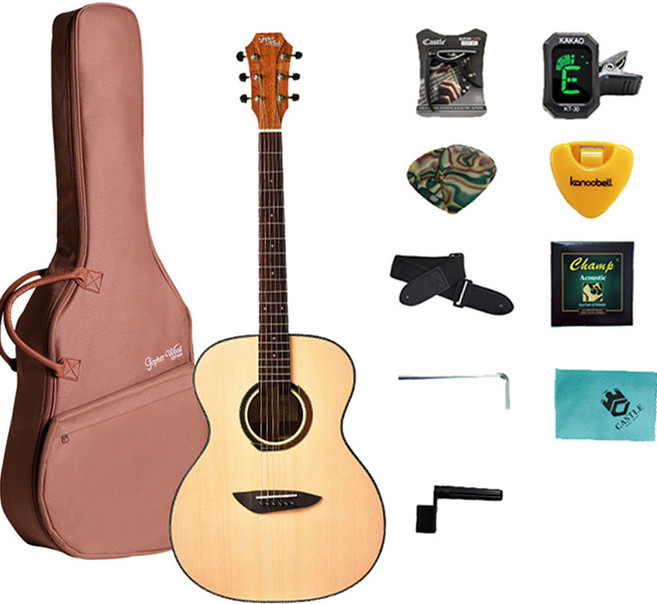 고퍼우드 어쿠스틱 기타 + 구성품 13종, G110, 1개
