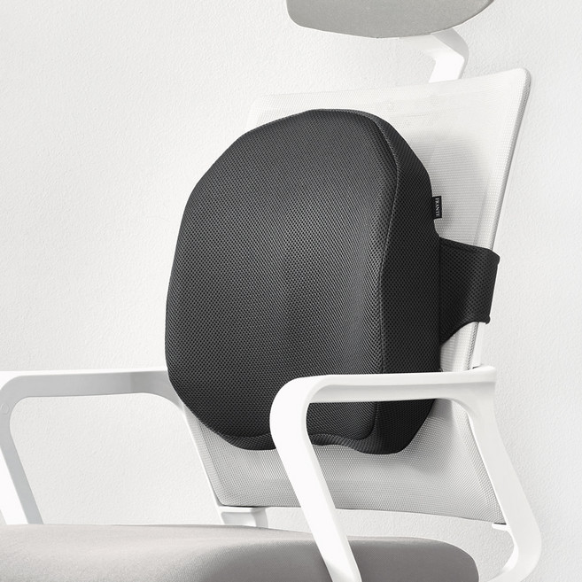 프랑떼 바른자세 게이밍 등받이 허리쿠션, 그레이