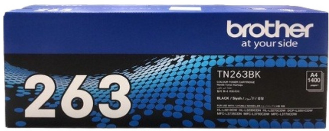 brother 兄弟牌 正品碳粉匣 TN-263, 黑色, 1個