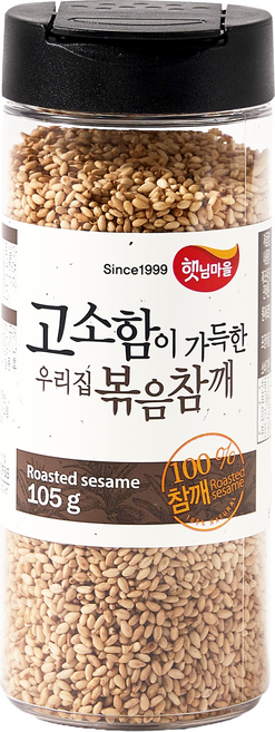 햇님마을 고소함이 가득한 우리집 볶음참깨, 105g, 1개