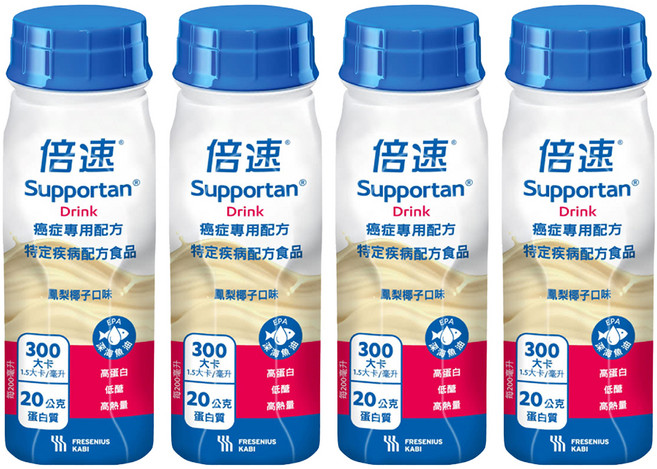 Supportan 倍速 癌症專用配方 鳳梨椰子, 200ml, 4瓶