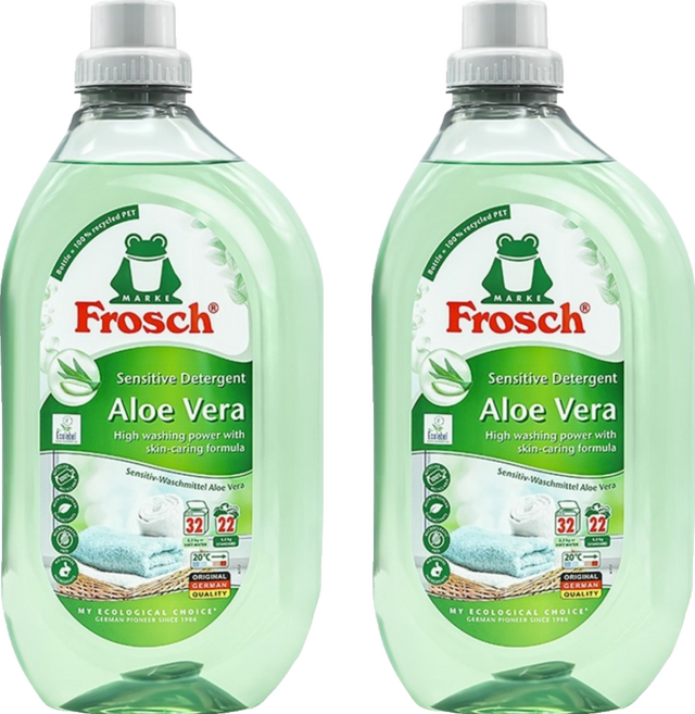 프로쉬 세탁세제 알로에베라, 1.5L, 2개