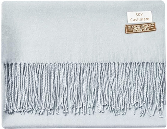 羊毛水波紋圍巾