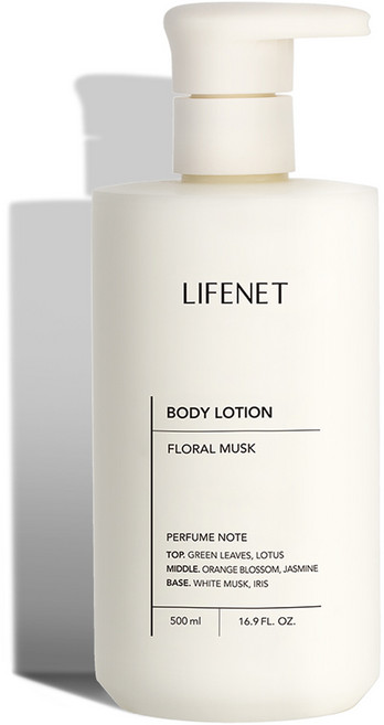 라이프넷 바디로션 플로럴 머스크향, 500ml, 1개