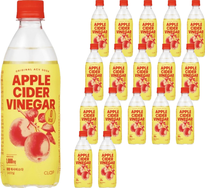 클룹 애사비소다 오리지널, 500ml, 18개