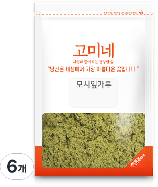 고미네 모시잎가루, 6개, 300g