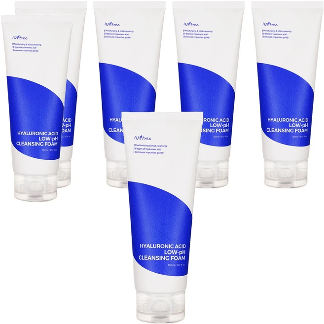 이즈앤트리 히아루론산 약산성 클렌징 폼, 150ml, 6개 - 쿠팡