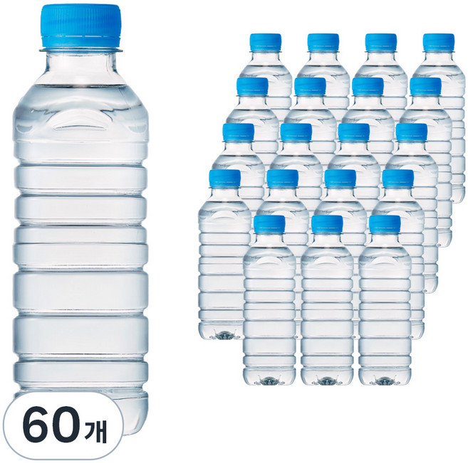 가야산천년수 먹는샘물 무라벨, 330ml, 60개