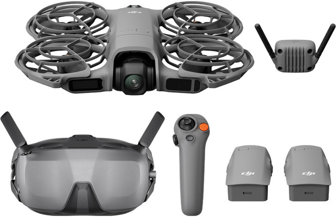 DJI Neo 2 모션 플라이 모어 콤보 드론, 혼합색상, 1세트