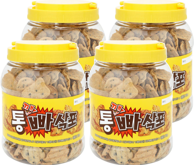명성식품 통 깨 빠삭포, 220g, 4개