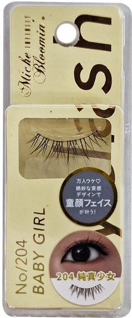 Miche Bloomin 蜜絲綸美假睫毛 No.204 BABY GIRL, 純真少女, 1組