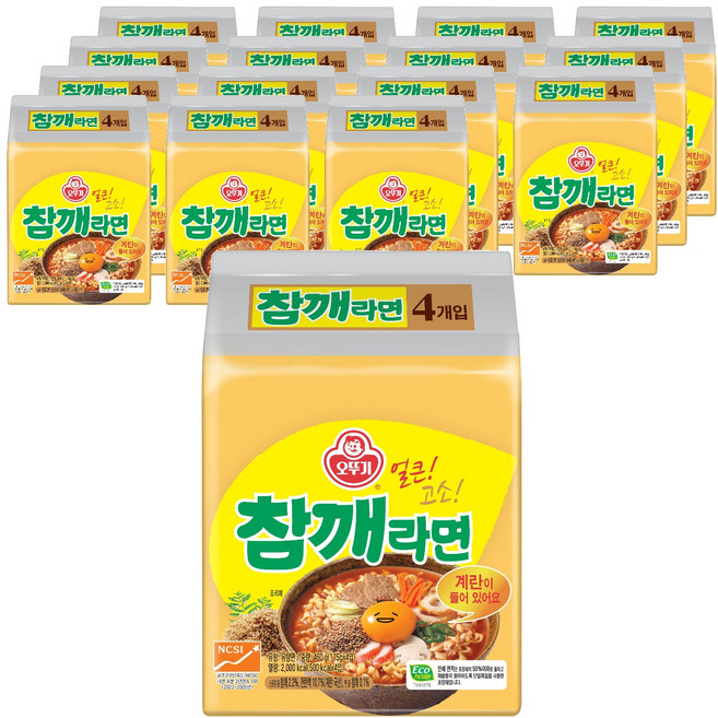오뚜기 참깨라면 115g, 64개