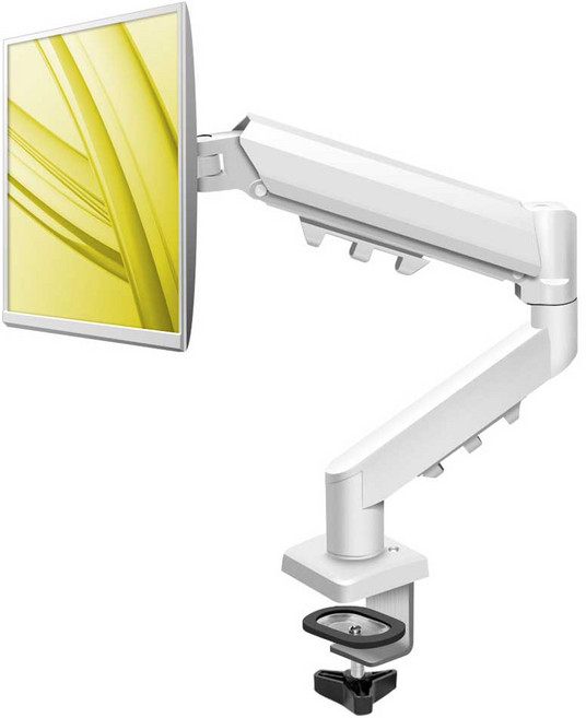 홈플래닛 싱글 모니터암, 화이트, 1개