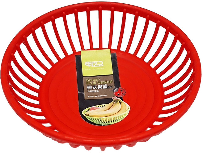 甲克虫 韓式果籃, 顏色隨機, 1個