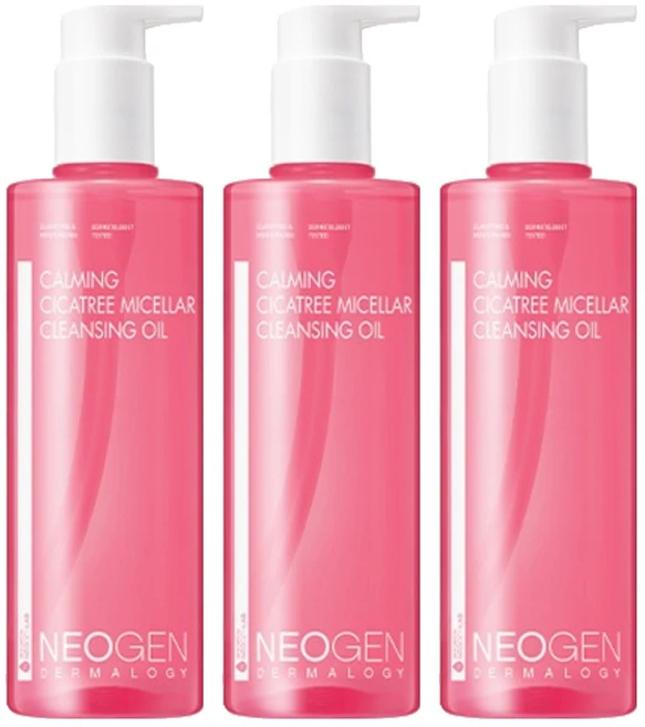 네오젠 카밍 시카트리 미셀라 클렌징 오일, 300ml, 3개 - 쿠팡