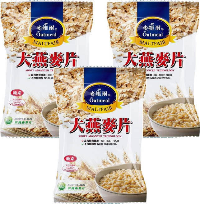 麥維爾 大燕麥片, 400g, 3包