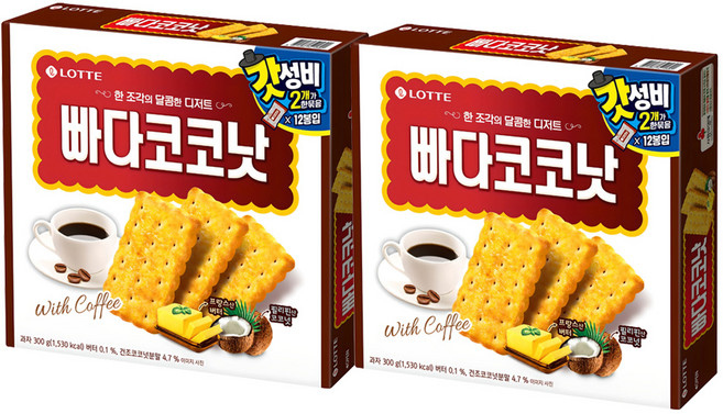 롯데제과 빠다코코낫 오리지날, 600g, 1개
