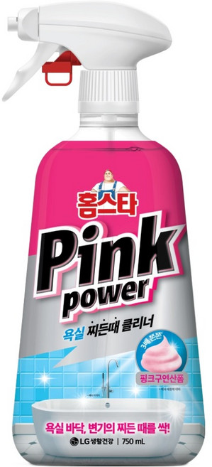홈스타 핑크파워 욕실 찌든때 클리너, 750ml, 1개