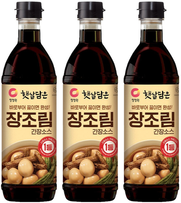 햇살담은 장조림간장소스, 800ml, 3개