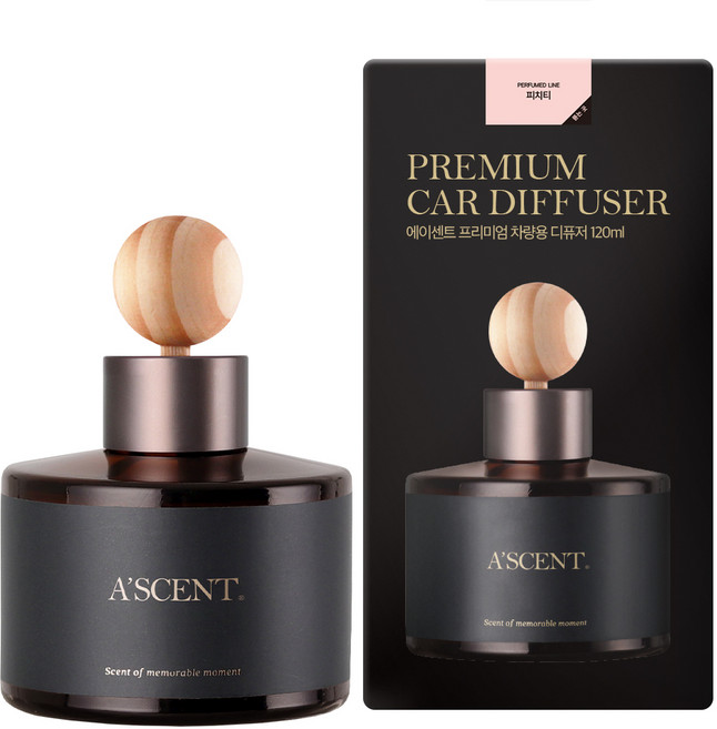 에이센트 차량용 디퓨저 세트, 피치티, 1개