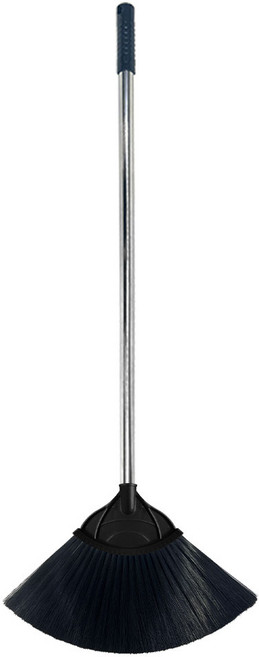 월드크린 다기능 pvc 스텐 갈대비, 1개, 블랙