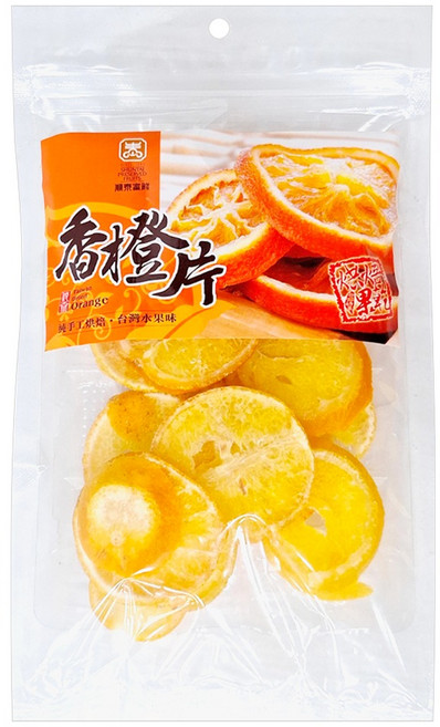順泰 香橙片, 120g, 1包
