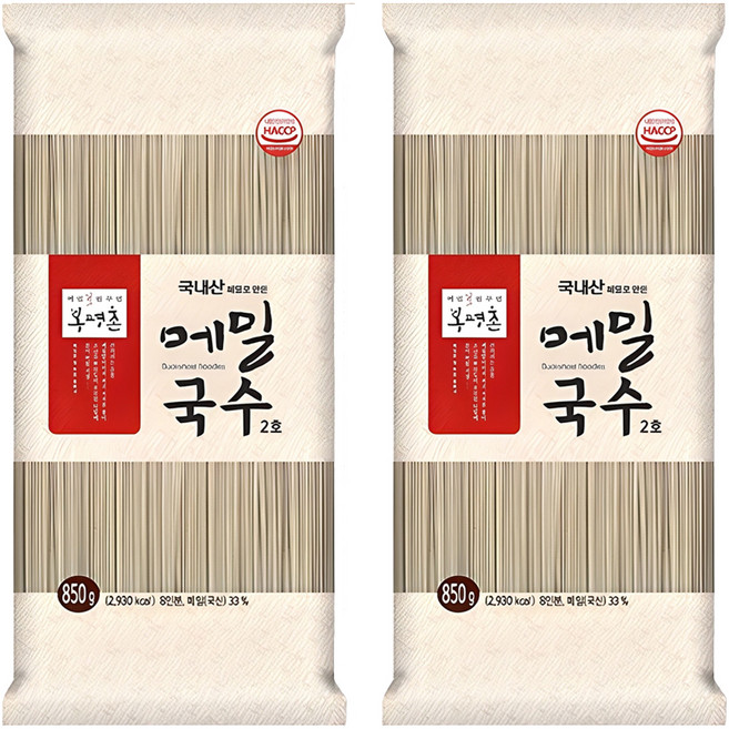 봉평촌 메밀국수, 850g, 2개